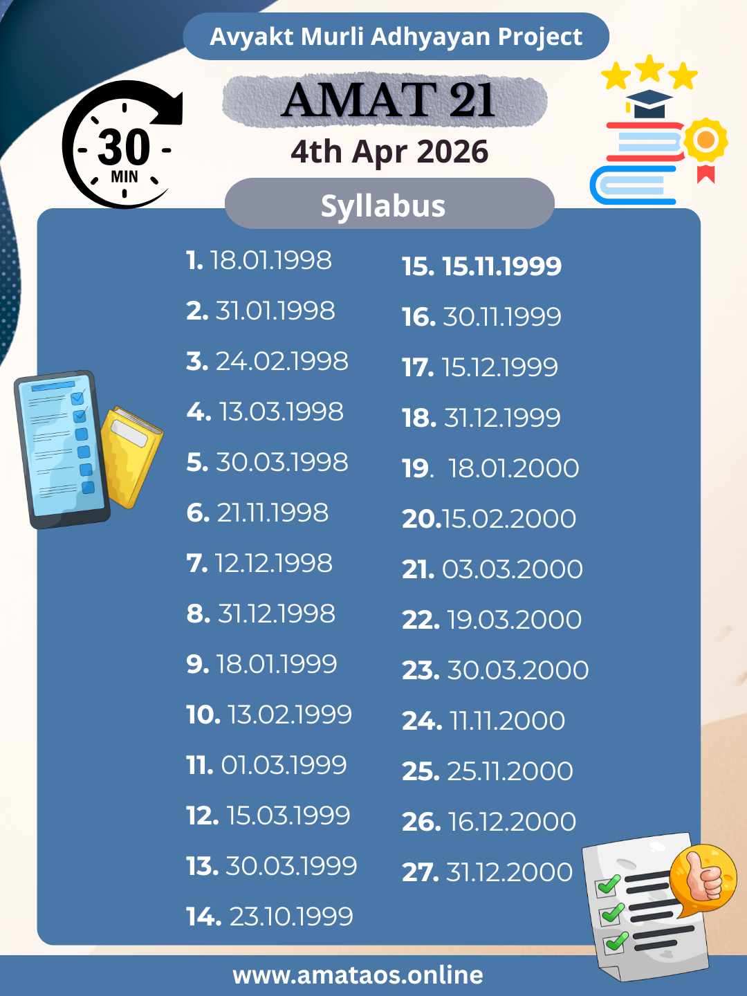 AMAT 21 Syllabus Poster